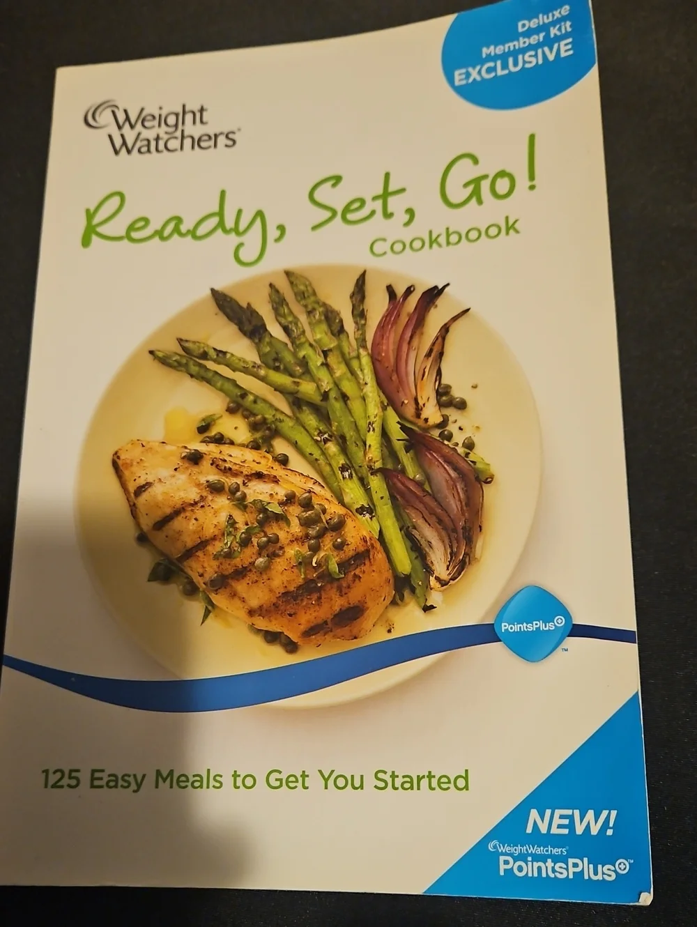 Weight Watchers Ready, Set, Go! Cookbook — White, Green & Blue Accents